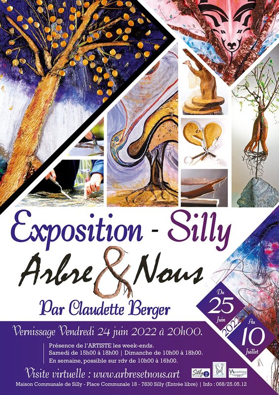 Expositions Peintures, dessins: Arbre et Nous - Silly (Hainaut)