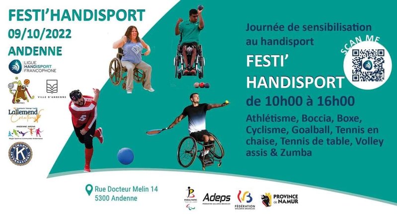 Loisirs Sports: Festi'handisport - Andenne (Namur)