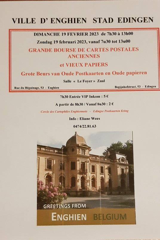 Loisirs Bourse/foire aux livres: Bourse de Cartes postales - Estaimpuis (Hainaut)