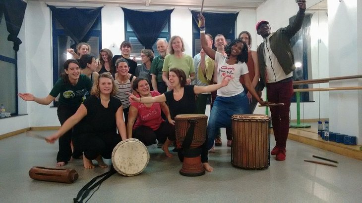 Workshops African percussion class (djembé douns, Guinea)