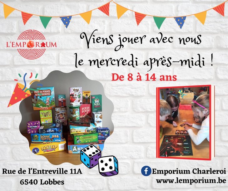 Loisirs Atelier Jeux Mercredi (jeux socit pour enfants)