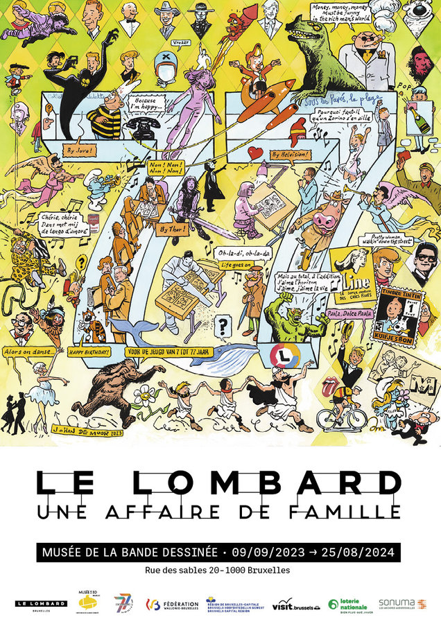 Expositions Le Lombard, affaire famille
