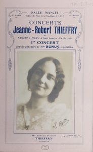 Loisirs Exposition Jeanne Thieffry, artiste à Lille dans années 1920