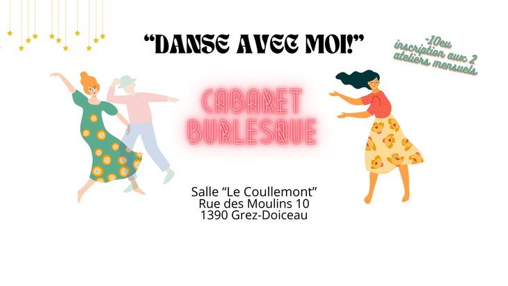 Stages,cours Danse avec ! Cabaret Burlesque