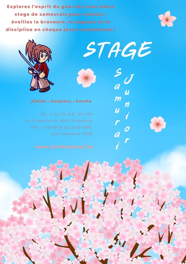 Stages,cours Stage samurai Junior