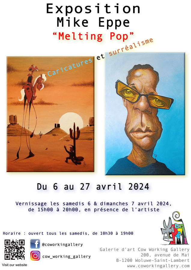 Expositions 👨🏼🎨 Exposition Melting Pop, Mike Eppe 🎨