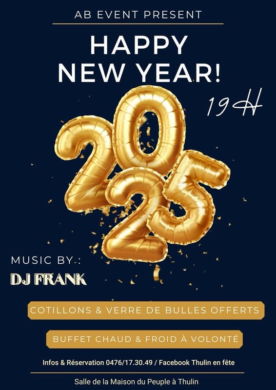 Soirées Nouvel an, Réveillon *Nouvel An 2025 Célébrons ensemble