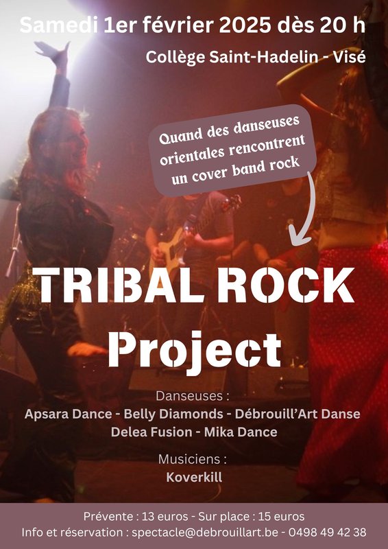 Concerts Pop, Rock: Tribal Rock Project 2025 - Visé (Liège)