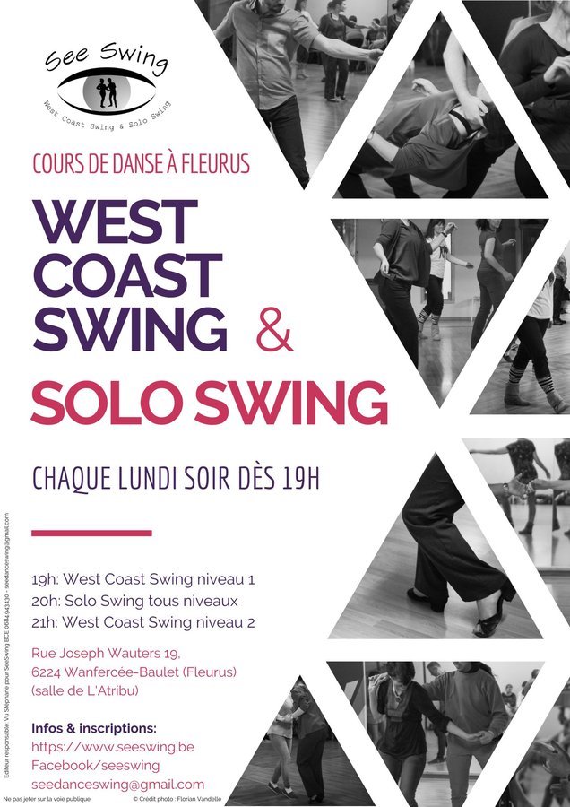 Stages,cours Cours West Coast Swing de Solo Swing