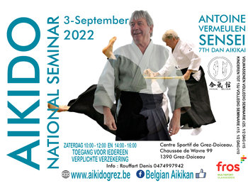 Workshops Aïkido stage Antoine Vermeulen 7 Aïkikaï