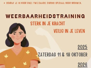 Weerbaarheidstraining voor
vrouwen