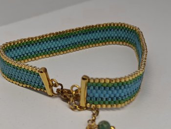 Armband maken met Japanse Miyuki
kraaltjes voor beginners - materiaal inbegrepen