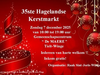 35ste Hagelandse
Kerstmarkt