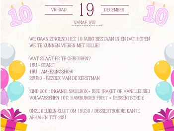 10 jarig bestaan
Kinderplaneet