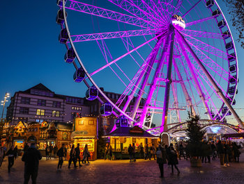 Busnaar naar de kerstmarkt van
Dusseldorf