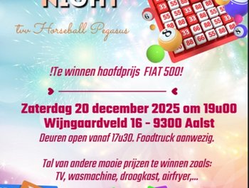 Bingoavond met Fiat 500 als
hoofdprijs