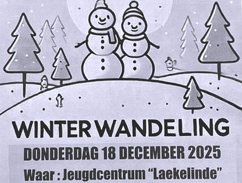 Winterwandeling -
Wandelclub
