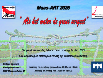 Kunsttentoonstelling \\" Als het water de
grens vergeet\\"