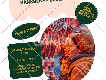 Kerstmarkt met kunst, hobby en
ambachten