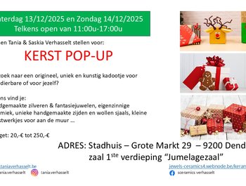 Kerstpop-up zussen Tania & Saskia
Verhasselt