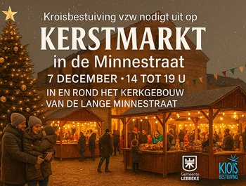 Kerstmarkt in de
Minnestraat