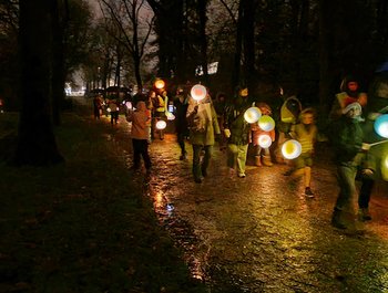 Lampion-Kerst wandeling