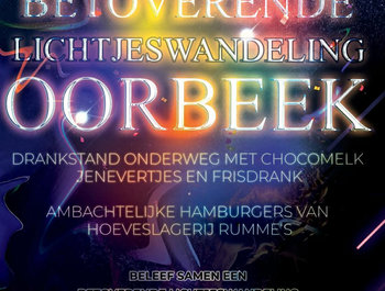Betoverende lichtjeswandeling ten
voordelen van het goede doel