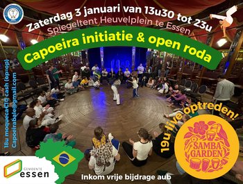 Capoeira in de spiegeltent + festa
Brasileira