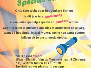 8ste
Pitslampenzoektocht