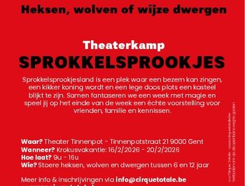 Theaterkamp:
Sprokkelsprookjes