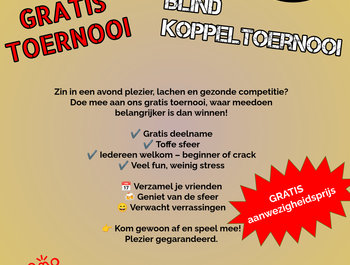 Gratis dartstoernooi
