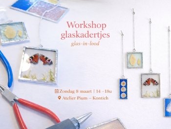 Maak jouw unieke glashangers -
glas-in-lood