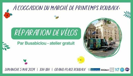 Stages,cours Atelier Rparation vlos March Printemps Roubaix