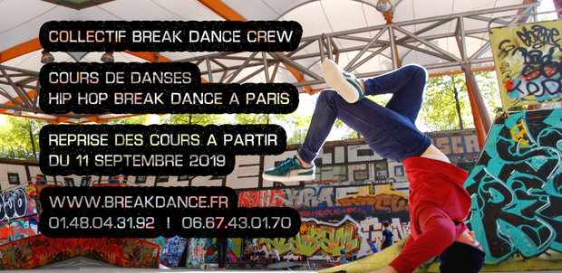 Stages,cours Cours danse hop break dance . Programme -2020